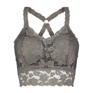 Juliette Lace Bralette | Charcoal