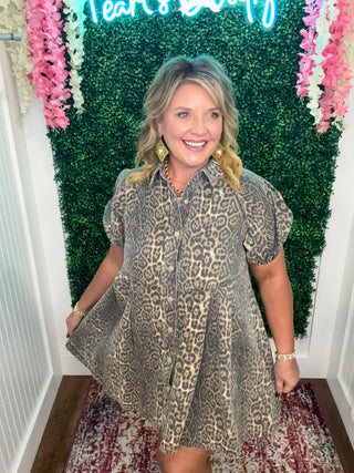 Zara Leopard Dress