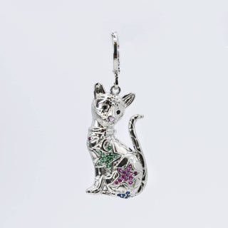 Cat Stellar Charm Silver