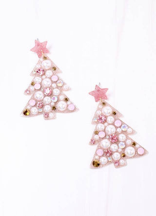 Pink Wonderland Tree Earring