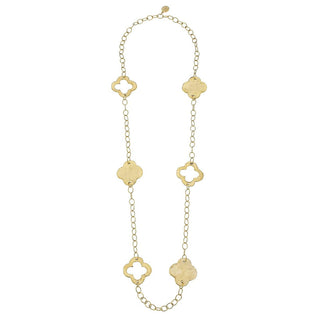 Susan Shaw Clover Chain Necklace