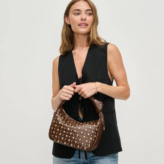 Lennox Studded Crossbody Espresso