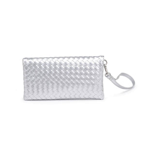 Aria Woven Wristlet Clutch