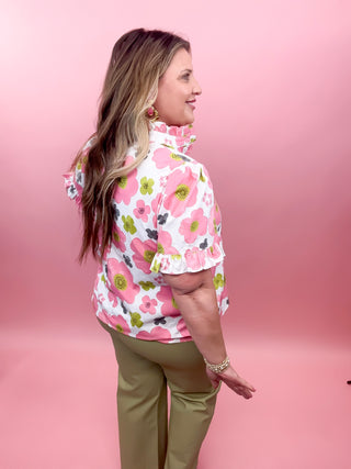 Flirty Floral Top