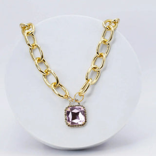 Glamour Chunk Necklace - Gold