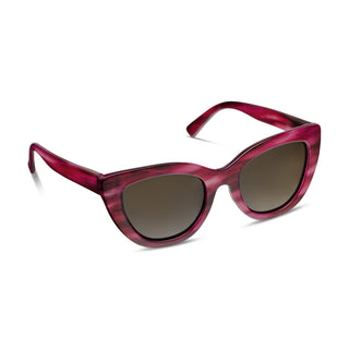 Capri Polarized Sunglasses - Magenta Horn
