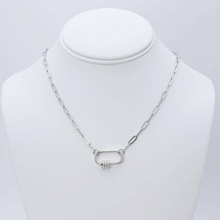 Treasure Jewels | Clip Charm Silver Necklace