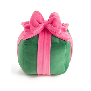 Green Gift Box Pillow - Small