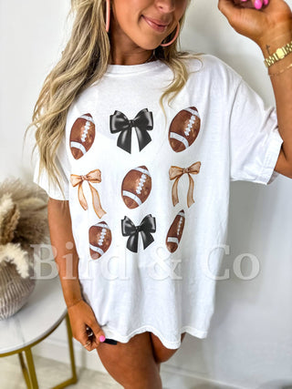 Foot-Bow Football Graphic Tee
