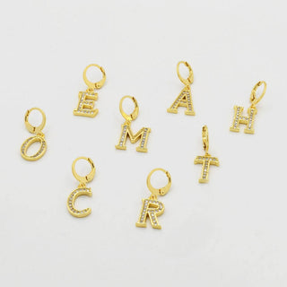 Treasure Jewels| Dainty Crystal Initial Gold