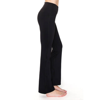 Basic Black V-Waist 31" In-Seam Flared Yoga Pants