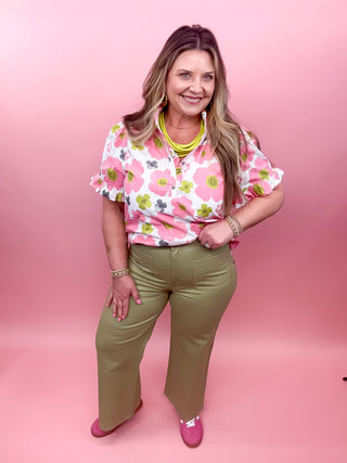 Flirty Floral Top