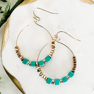 Turquoise Radiance Earrings