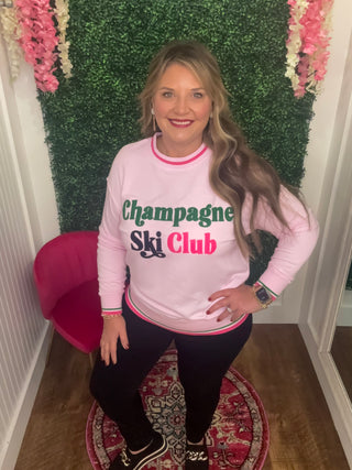 Champagne Ski Club Sweatshirt