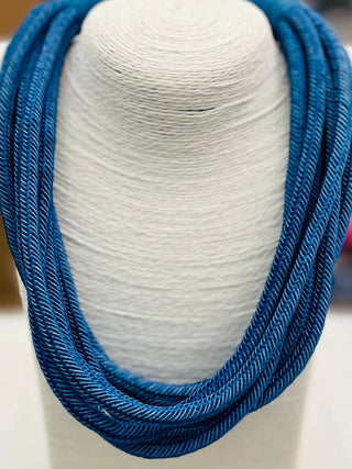 Boldly Yours Necklace | Cobalt