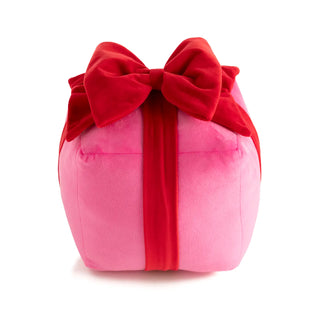 Pink Gift Box Pillow - Medium