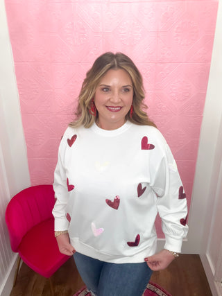 Hearts Sweatshirt