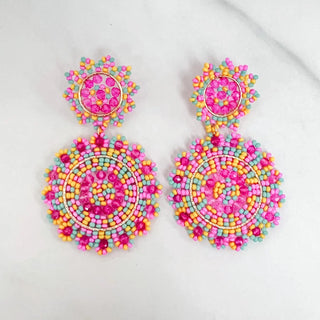 "Treasure Jewels" Miranda Confetti Beaded Earrings