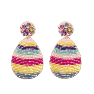 Treasure Jewels | Easter Egg Beaded Earrings