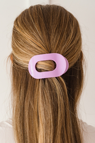 Springtime Sparkle Medium Round Flat Hair Clip