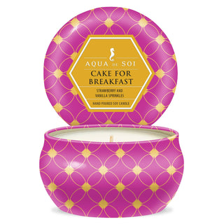 Cake For Breakfast Aqua De Soy Candle Tin