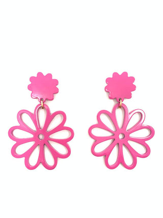 Dahlia Flower Earrings