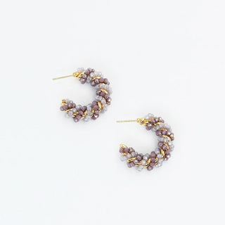 Treasure Jewels | Aneesa Lila Hoop earrings