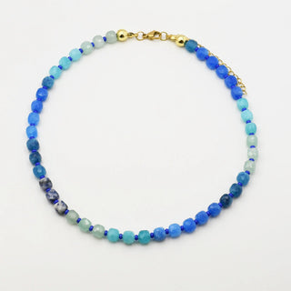 Treasure Jewels| Blue Gemstone Necklace