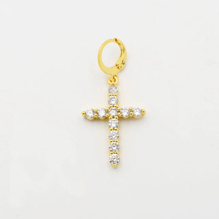 Treasure Jewels | Gold Crystal Cross Charm