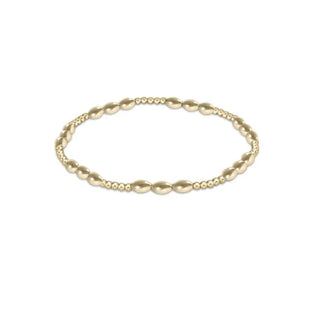 Enewton Extends - Harmony Joy Pattern 2mm Bead Bracelet - Gold