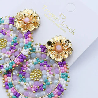 Treasure Jewels| Eternal Flower Pastel Earrings