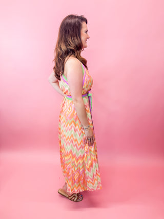 Color Frenzy Maxi Dress