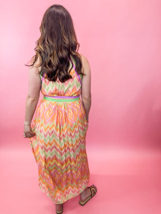 Color Frenzy Maxi Dress