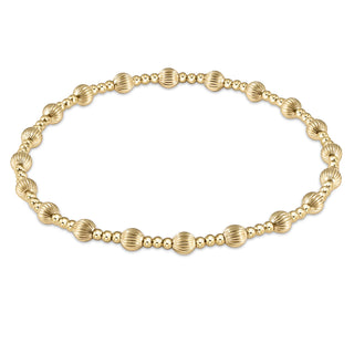 Enewton Extends - Dignity Sincerity Pattern 4mm Bead Bracelet - Gold