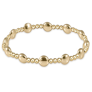 Enewton Extends - Honestly Gold Sincerity Pattern 6mm Bead Bracelet