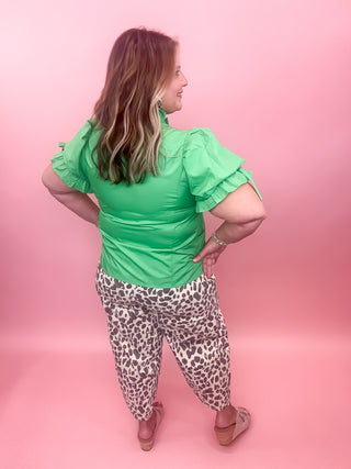 Timeless Barrel Pants | Leopard