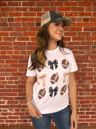 Foot-Bow Football Graphic Tee