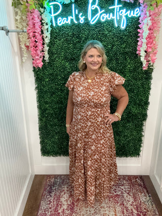 Falling For Florals Maxi Dress