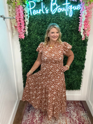 Falling For Florals Maxi Dress