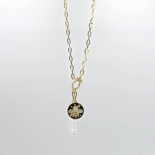 Treasure Jewels| Pearl Bee Necklace