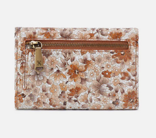 HOBO Jill Trifold Wallet | Sepia Bloom