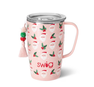 Holly Jolly Travel Mug 18oz