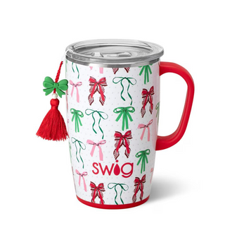 Ribbons And Bows Travel Mug 18oz