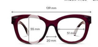 Center Stage Focus Reading Glasses - Dark Cherry