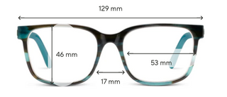 Sycamore Reading Glasses - Teal Horn/Teal