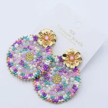 Treasure Jewels| Eternal Flower Pastel Earrings