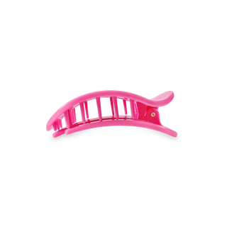 Paradise Pink Small Flat Round Hair Clip