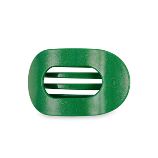 Shamrock Shimmer Medium Round Flat Hair Clip