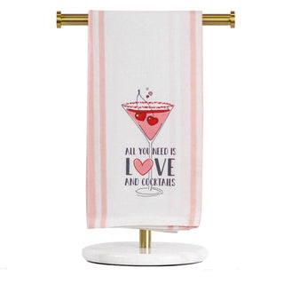 All You Need Is Love & Cocktails Hand Towel