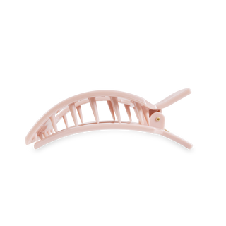 Pearly Pink Large Square Flat Hair Clip